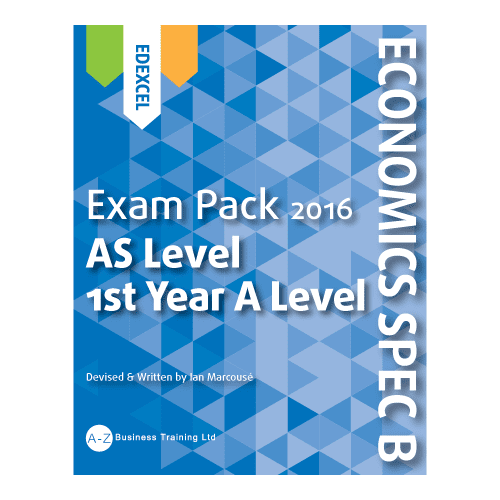 Edexcel Economics Spec B Exam Pack AS Level | A-Z Business Training